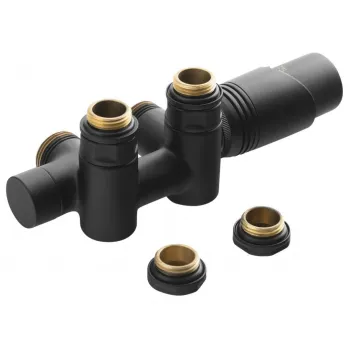 Jungčių rinkinys Bruckner WICHER COMBI termostatinis 50mm, matinė juoda 600.331.6