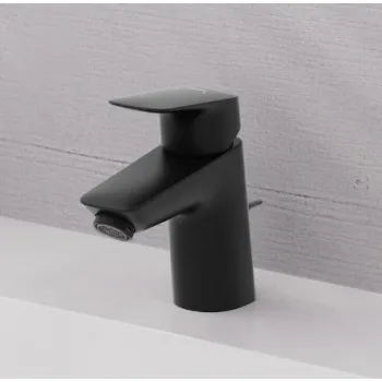 Vonios kriauklės maišytuvas Hansgrohe Logis 70 CoolStart su pop up išleidimu 71072670 Juodas matinė