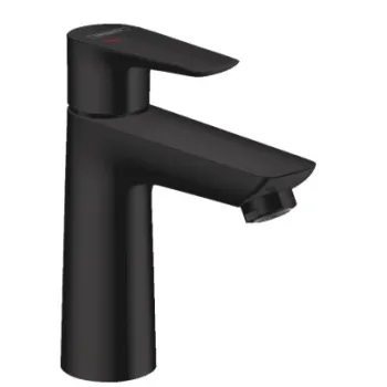Vonios kriauklės maišytuvas Hansgrohe Talis E 110 CoolStart su pop up išleidimu juodas matinė 71713670