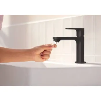 Vonios kriauklės maišytuvas Hansgrohe Rebris S 110 CoolStart 72520670 Juodas matinio