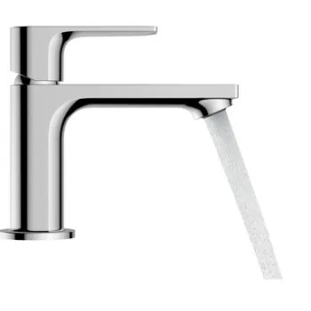 Vonios kriauklės maišytuvas Hansgrohe Rebris E 80 su pop-up ir vožtuvu 72550000 Chromuotas