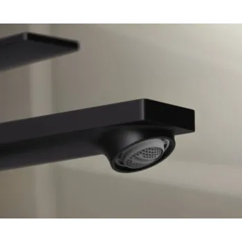Vonios kriauklės maišytuvas Hansgrohe Rebris E 80 CoolStart su pop up išleidimu 72553670 Juodas matinė