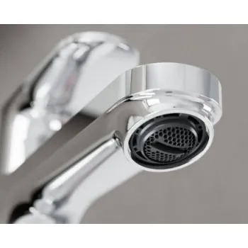Vonios kriauklės maišytuvas Hansgrohe Rebris S 110 CoolStart EcoSmart+ su pop ir išleidimu 72588000 Chromuotas