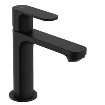 Vonios kriauklės maišytuvas Hansgrohe Rebris S 110 CoolStart EcoSmart+ su pop up išleidimu 72588670 Juodas matinė