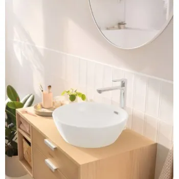 Vonios kriauklės maišytuvas Hansgrohe Rebris S 240 CoolStart EcoSmart+ su pop up išleidimu 72590000 Chromuotas