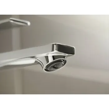 Vonios kriauklės maišytuvas Hansgrohe Rebid E 240 CoolStart EcoSmart+ su pop-up ir išleidimu 72591000 Chromuotas