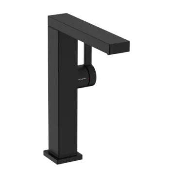 Hansgrohe Tecturis E 210 Fine CoolStart EcoSmart+ praustuvo maišytuvas su push-open išleidimu ir sukamu antgaliu 73060670 Juodas Matinis