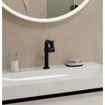 Vonios kriauklės maišytuvas Hansgrohe Tecturis S 150 Fine CoolStart EcoSmart+ su push-open 73340670 Juodas matinė