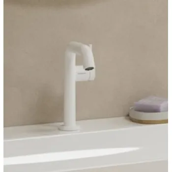 Vonios kriauklės maišytuvas Hansgrohe Tecturis S 150 Fine CoolStart EcoSmart+ 73341700 Baltas Matinis