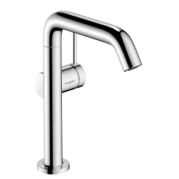 Vonios kriauklės maišytuvas Hansgrohe Tecturis S 210 Fine CoolStart EcoSmart+ su pasukamu snapu ir push-open išleidimu 73360000 Chromuotas
