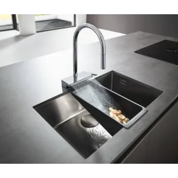 Virtuvinis kranas Hansgrohe Aquno Select M81 3j ištraukiama galva 73837000 Chromuotas