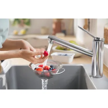 Virtuvinis kranas Hansgrohe Zesis M33 KM 150 CoolStart EcoSelection 1jet 74813000 Chromuotas