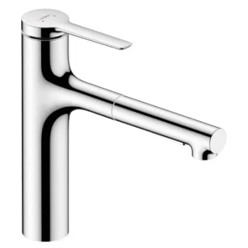 Virtuvinis kranas Hansgrohe Zesis M33 160 2jet su ištraukiamu antgaliu 74823000 Chromuotas