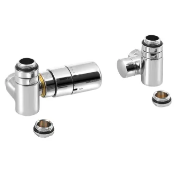 Sujungimo rinkinys SAPHO CORNER COMBI termostatinis, kairysis variantas, chromas CP3021S