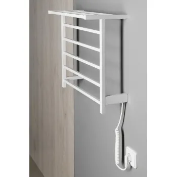 Rankšluosčių džiovintuvas / Radiatorius Sapho Elzor elektrinis 50x47 cm, 60 W, baltas matinio EB500