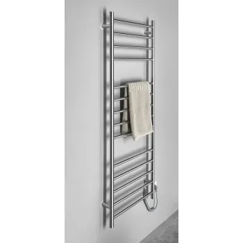 Rankšluosčių džiovintuvas / Radiatorius Sapho REDONDO elektrinis 600x1500mm 130 W, Poliruotas Nerūdijantis Plienas ER250V