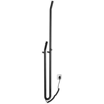 Rankšluosčių džiovintuvas / Radiatorius Sapho DUOPASSO 12x170cm, 45W, matinė juoda ER330