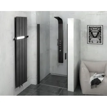 Rankšluosčių džiovintuvas / Radiatorius Sapho Colonna 30x180cm, 614W, tekstūruotas šiferis IR144