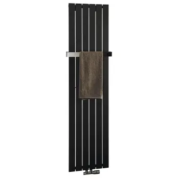 Rankšluosčių džiovintuvas / Radiatorius Sapho COLONNA 450x1800mm, Juodas tekstūruotas IR147