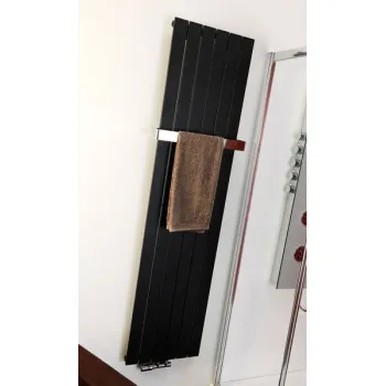 Rankšluosčių džiovintuvas / Radiatorius Sapho COLONNA 450x1800mm, Juodas tekstūruotas IR147
