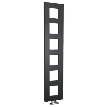 Rankšluosčių džiovintuvas / Radiatorius Sapho Block 28x133cm, 353 W, juodas matinė IR181