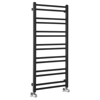 Rankšluosčių džiovintuvas / Radiatorius Sapho Metro Dos 50x110cm, 343W, matinė juoda IR432TB