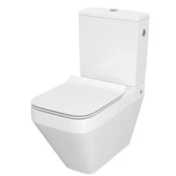 Tualetas Cersanit Crea CO 010/020 SQUARE Rimfree, su dangčiu baltas (Be rezervuaro) K114-022