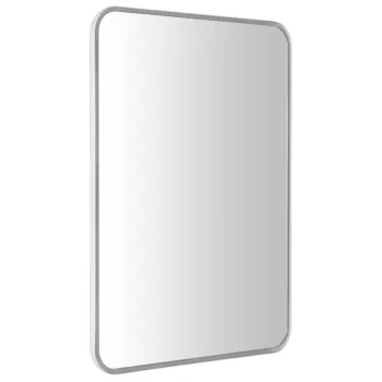 Vonios kambario veidrodis Sapho Float su LED apšvietimu 60x80 cm, baltas 22572