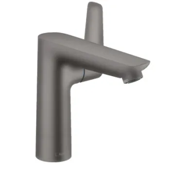 Vonios kriauklės maišytuvas Hansgrohe Talis E 150 su pop up išleidimu 71754340 Brushed Black Chrome
