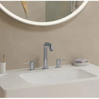 Vonios kriauklės maišytuvas Hansgrohe Tecturis S 150 EcoSmart+ su push-open išleidimu 73330000 Chromuotas