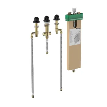 Maisītāju iebūvējamās daļa Hansgrohe uz vannas malas