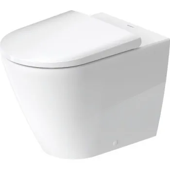 Tualetas Duravit D-Neo Rimless, su dangčiu QR/Soft Close, 370x580 mm, baltas