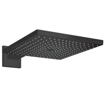 Dušo galva Hansgrohe Raindance E 300 1jet, su laikikliu ant sienos, L=390 mm, matinė juoda