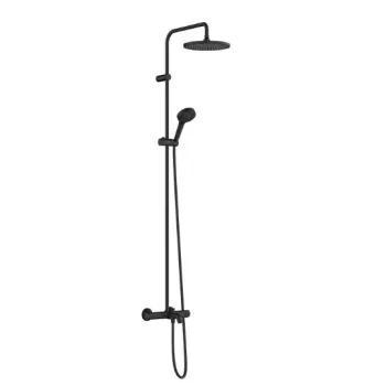 Dušo sistema Hansgrohe Vernis Blend 240 1jet, matinė juoda