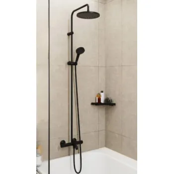 Dušo sistema Hansgrohe Vernis Blend 240 1jet, matinė juoda