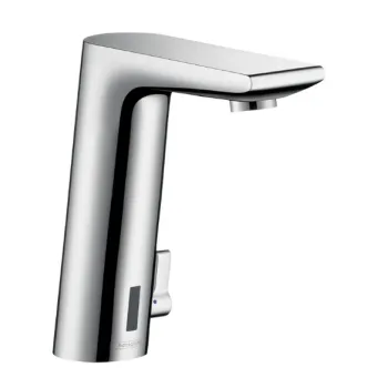 Vonios kriauklės maišytuvas Hansgrohe Metris S, infraraudonųjų spindulių, 230V, su temperatūros reguliatoriumi, chromas