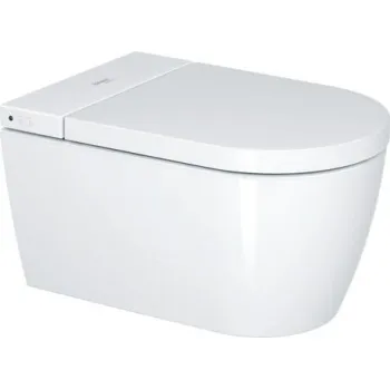 Pakabinamas tualeto unitazas su bidė Duravit tarck f Lite Compact Rimless SensoWash, su dangčiu, 378x575 mm, baltas HG