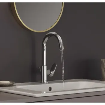 Vonios kriauklės maišytuvas Hansgrohe Vernis Blend 200, su pop-up, pakeltas, chromas