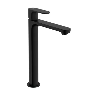 Vonios kriauklės maišytuvas Hansgrohe Rebris S 240 CoolStart, su pop-up, matinė juoda