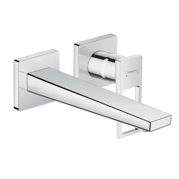 Vonios kriauklės maišytuvas Hansgrohe Metropol Loop viršutinė dalis, 2 skylių, ištekėjimas 225 mm, chromas