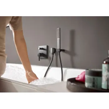 Hansgrohe Finoris vonios maišytuvas viršutinė dalis, matinė juoda