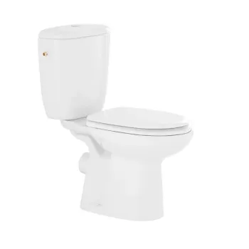 Tualetas Sanindusa Aveiro Rimfree su Soft Close dangčiu, Baltas