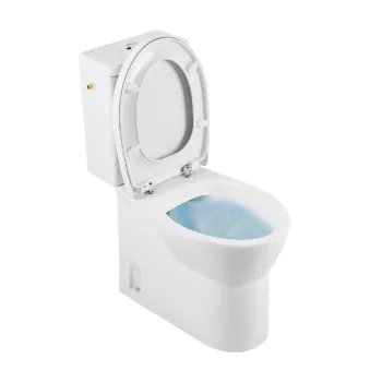 Tualeto bakas Sanindusa Easy Rimfree su Soft Close dangčiu, Baltas