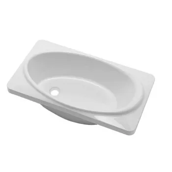 Vanna Sanindusa Babybath Akrilo 80x45cm Balta