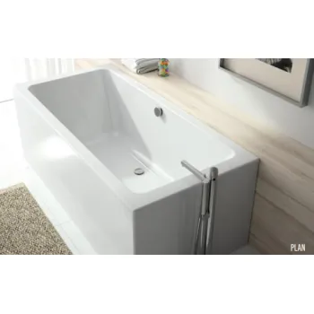 Vonia Sanindusa Plan Akrilinė 180x80cm Balta 8033000000