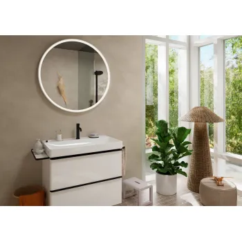 Vonios praustuvo maišytuvas Hansgrohe Tecturis S 110, juodas matinio paviršiaus