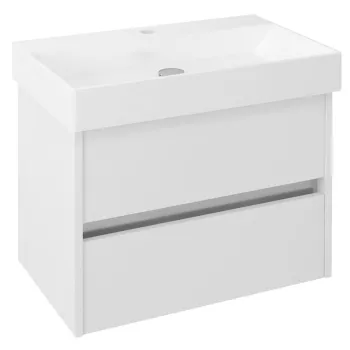 Vannas istabas skapītis Sapho NIRONA bez izlietnes, 67x51,5x43cm, balts