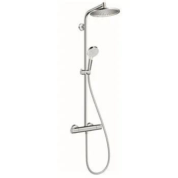 Dušo sistema Hansgrohe Crometta S 240 1jet/Crometta Vario su termostatu Chromuota
