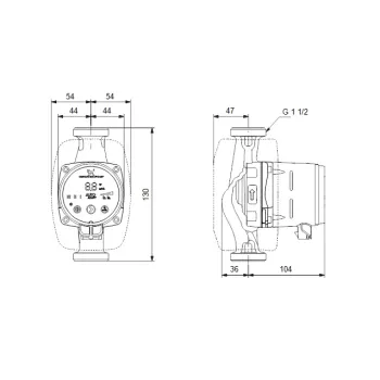Cirkuliacinis siurblys Grundfos Alpha2 25-40 130 (99411143) 113086