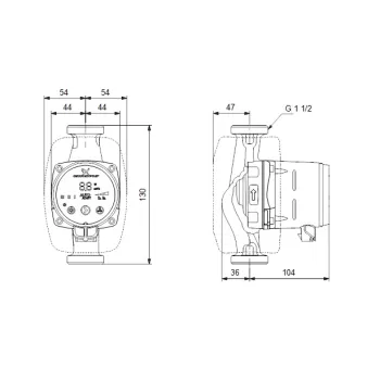 Cirkuliacinis siurblys Grundfos Alpha2 25-60 130 (99411150) 113087